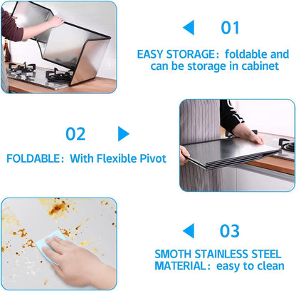 Stainless Steel Oils Splatter  Guard