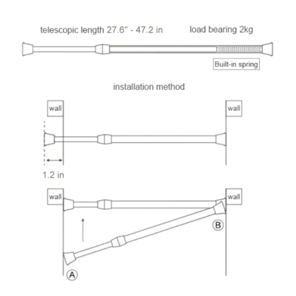 Adjustable Drill free Rod