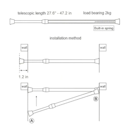 Adjustable Drill free Rod